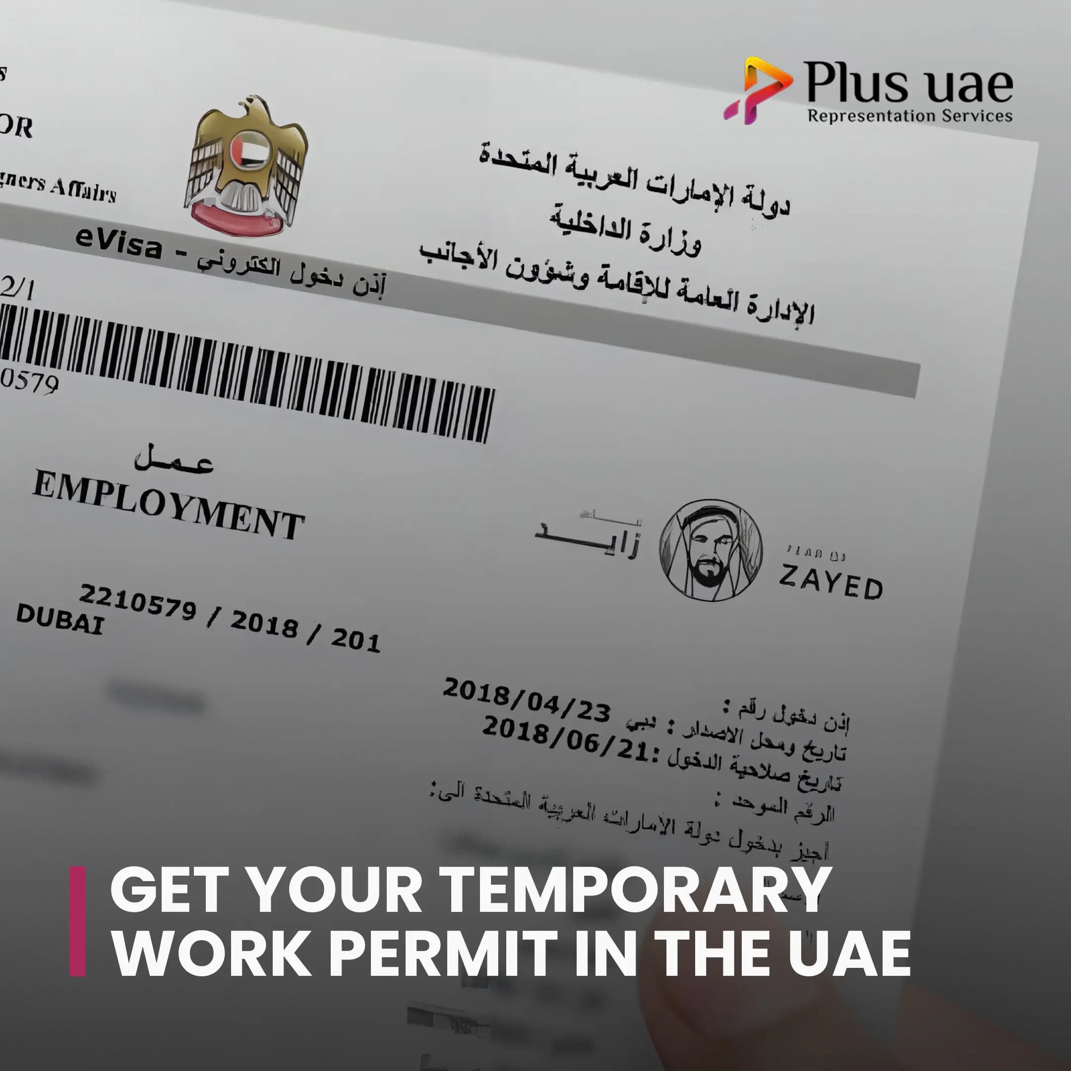 Temporary Work Permit UAE